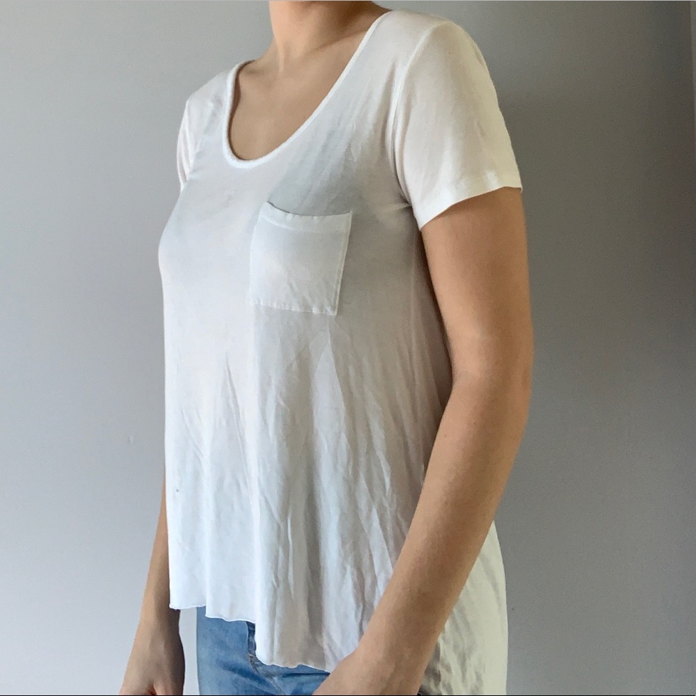 White Pocket Tee